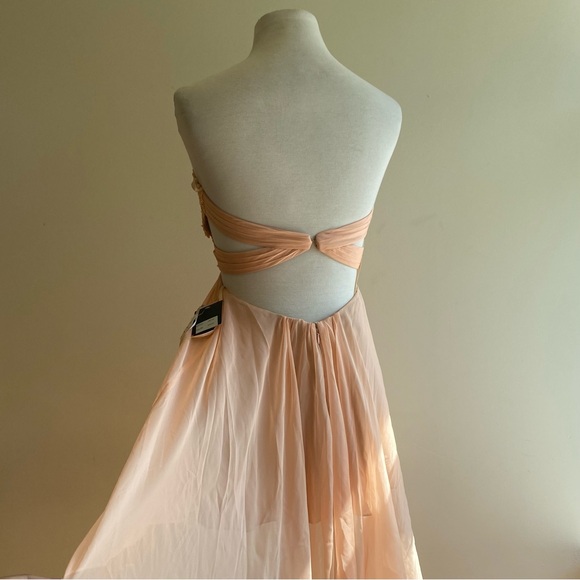 pink tulle prom dress - Picture 4 of 6